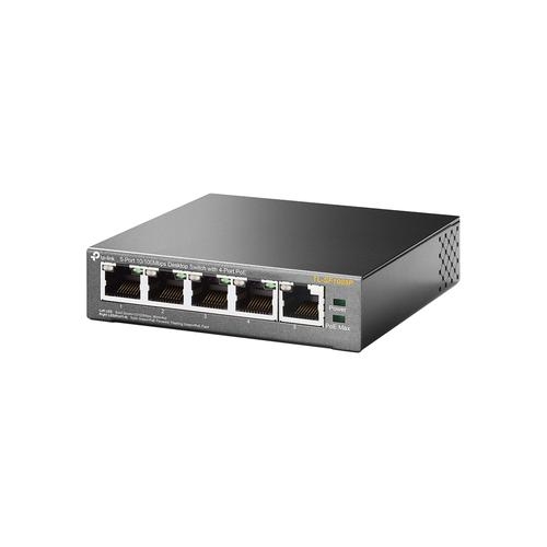 5 Port Desktop Switch with 4 x PoE