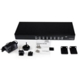 8 Port 1U Rack Mount USB KVM Switch OSD