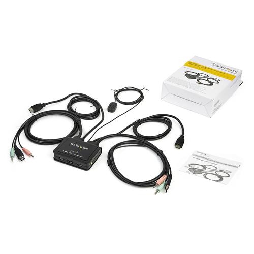 2 Port HDMI KVM Switch USB 4K 60Hz