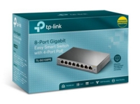 8 Port Gbit Easy Smart Switch with 4xPoE