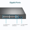 18 Port GB Rackmount Switch 16 PoE Plus