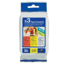 Brother PTouch Ribbon 12mm x 8m 3 Pack Value Pack Labelling Tape- TZE31M3