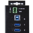 Startech Rugged Metal 10 Port USB3.0 Hub DIN Rail