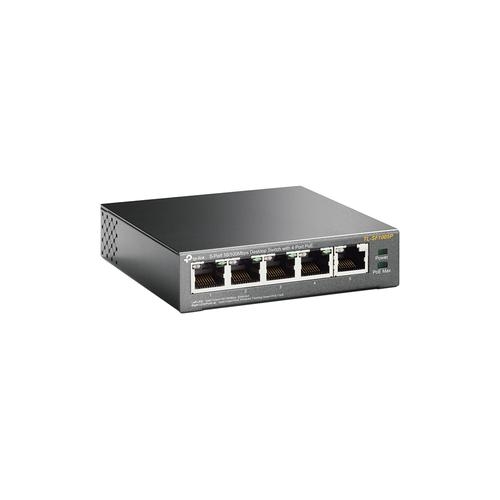 5 Port Desktop Switch with 4 x PoE