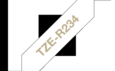 Brother Gold On White PTouch Ribbon 12mm x 4m - TZER234