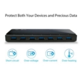 USB 3.0 7 Port Hub with 2 Charging Ports