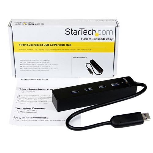 StarTech 4 Port Portable SuperSpeed 3.0