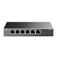 6 Port Desktop Switch 4 Port PoE Plus