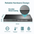 18 Port GB Rackmount Switch 16 PoE Plus
