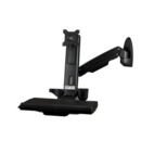 One Monitor Sit Stand Desk Wall Mount