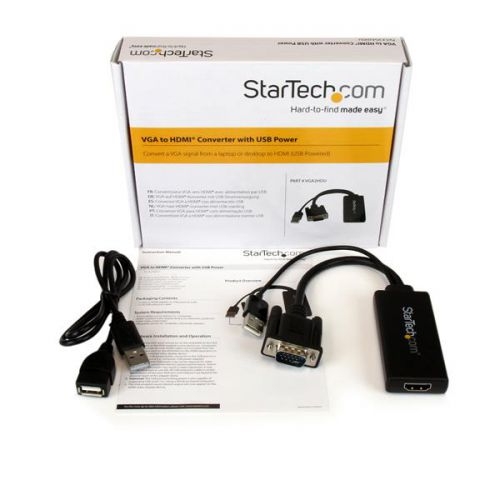 StarTech VGA to HDMI Adapter with USB Audio