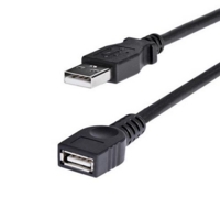 StarTech 6 ft Black USB 2.0 Extension Cable