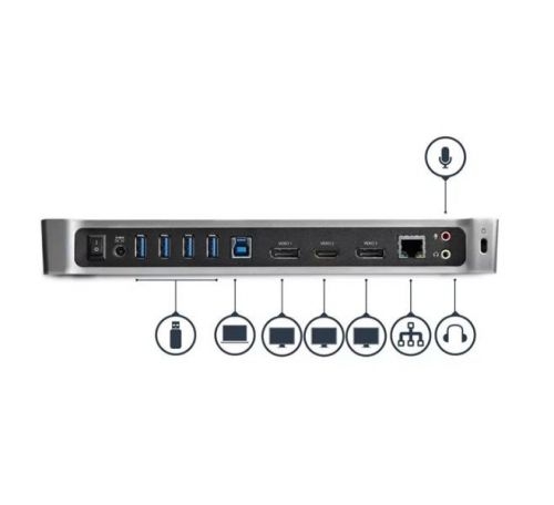 Triple Monitor USB 3.0 Docking Station