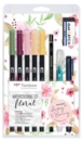 Towbow Floral Theme Watercolouring Set with 10 Items