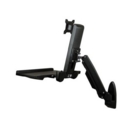 One Monitor Sit Stand Desk Wall Mount