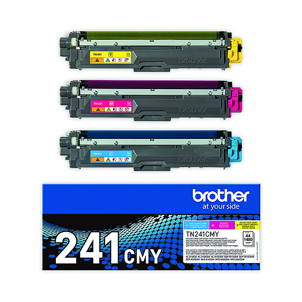 Brother TN-241CMY Toner Cartridge (Pack of 3) CMY TN241CMY