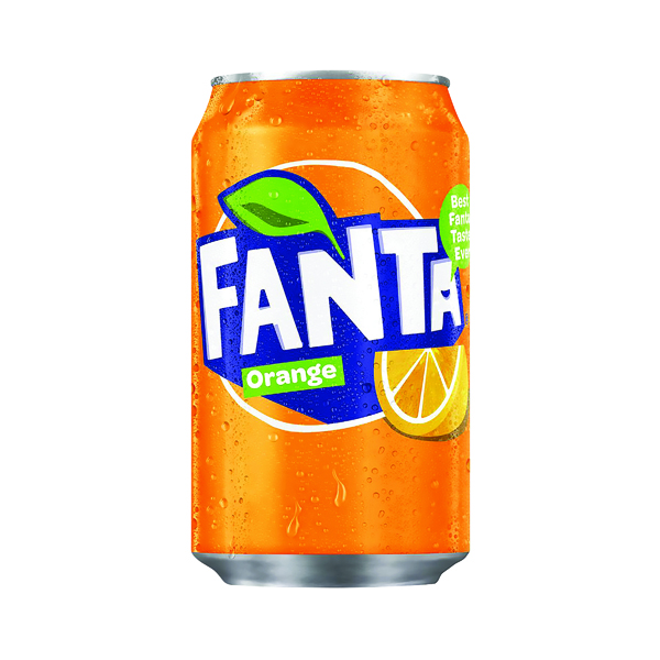 Fanta Orange Soft Drink 330ml Can (24 Pack) A00769