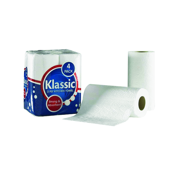 Klassic Kitchen Roll White (Pack of 24) 1105090