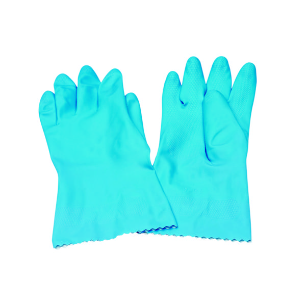 Rubber Gloves Medium Blue (12 Pack) 803191