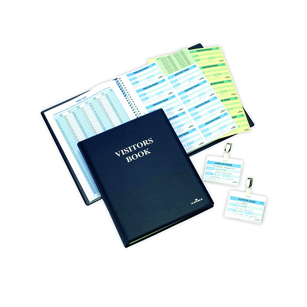 Durable Visitors Book with 300 Badge inserts 1465/00