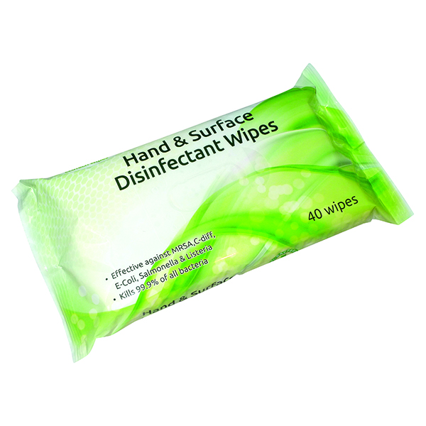 EcoTech Hand and Surface Disinfectant Wipes 40 Sheets (Pack of 16) FPHSD40