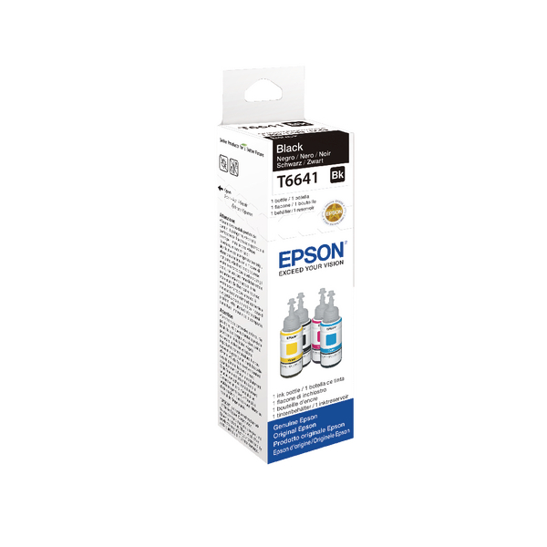 Epson 664 Ink Bottle EcoTank 70ml Black C13T664140