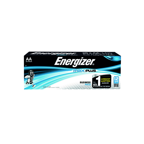 Energizer Max Plus AA Batteries (20 Pack) E301323500