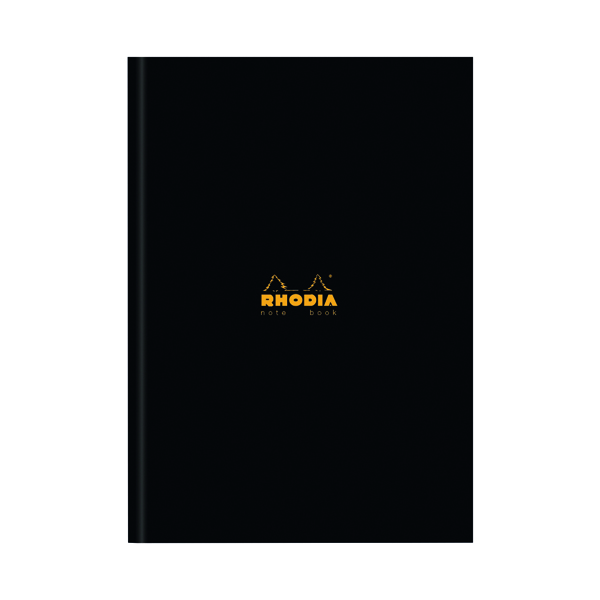 Rhodia Business Book A4 Casebound Hardback 192 Pages Black (3 Pack) 119230C