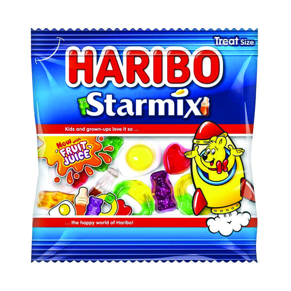 Haribo Starmix Minis 16g Bags (100 Pack) 72443