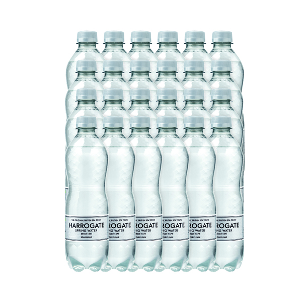 Harrogate Sparkling Spring Water 500ml Plastic Bottle (Pack of 24) G750121S