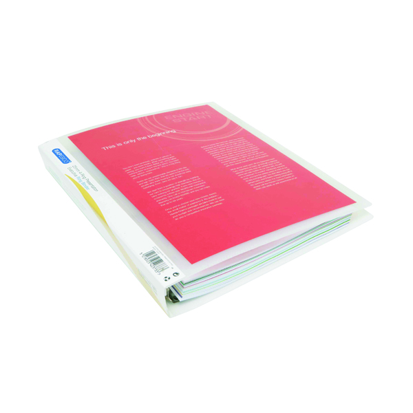 Rapesco Presentation Four-Ring Binder 25mm A4 Clear (Pack of 10) 0717