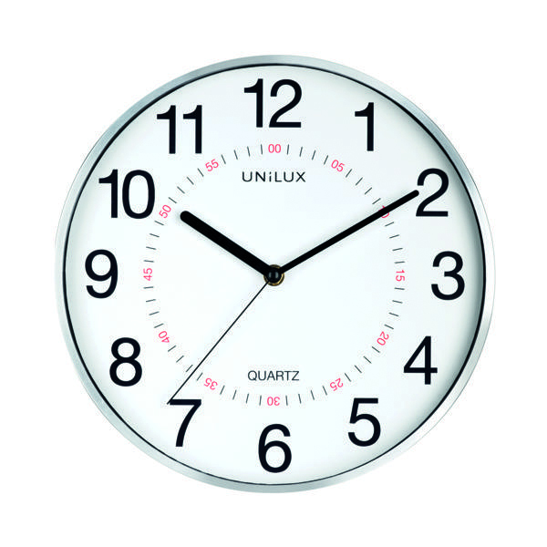 Unilux Aria Clock Metal Grey 400094280