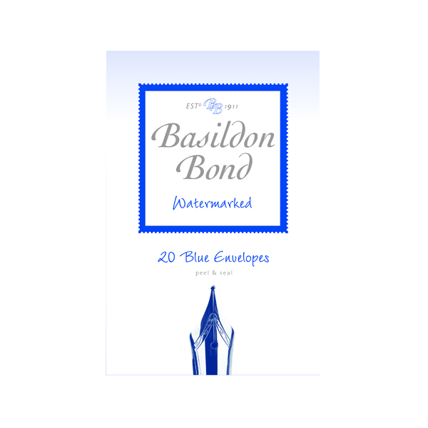 Basildon Bond Blue Envelope 95 x 143mm (200 Pack) 100080064