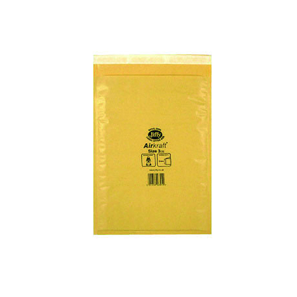 Jiffy AirKraft Bag Size 3 220x320mm Gold GO-3 (10 Pack) MMUL04604