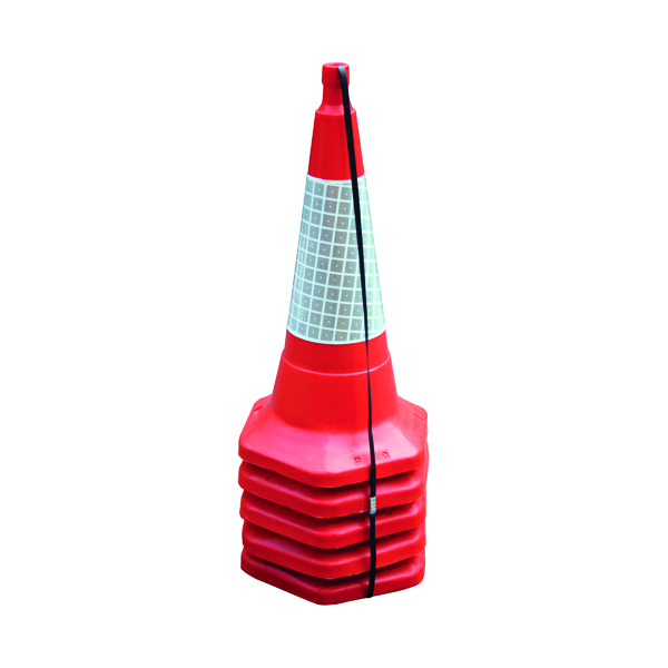 Red Standard One Piece Cone 750mm (5 Pack) JAA060-220-615