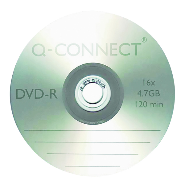 Q-Connect DVD-R 4.7GB Cake Box (25 Pack) KF00255
