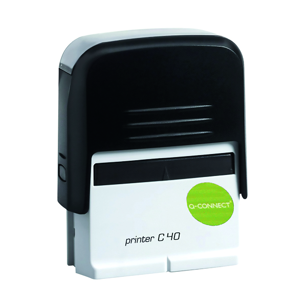 Q-Connect Voucher for Custom Self-Inking Stamp 57x20mm KF02112