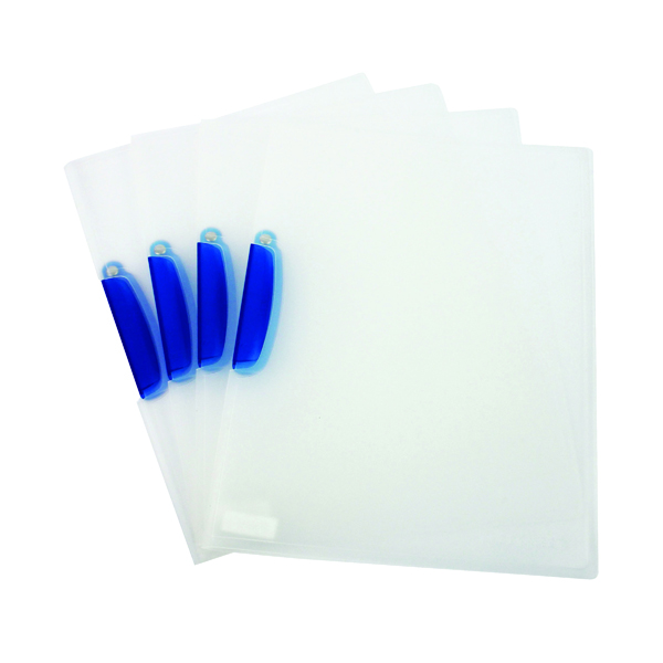 Q-Connect Swivelclip Files A4 Clear (25 Pack) KF02138