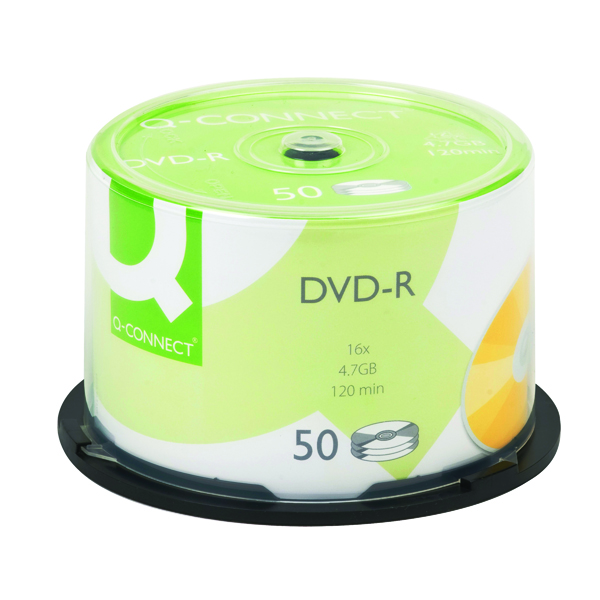 Q-Connect DVD-R 4.7GB Cake Box (50 Pack) KF15419