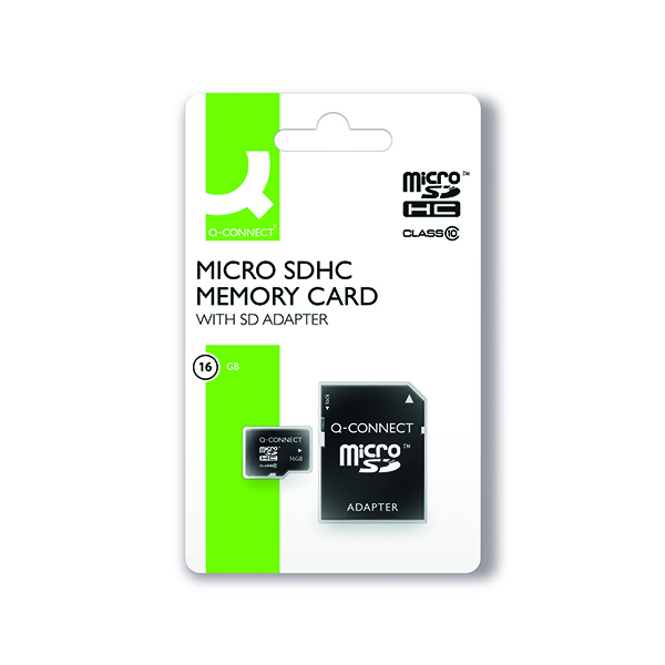 Q-Connect 16GB MicroSD Card Class 10 KF16012