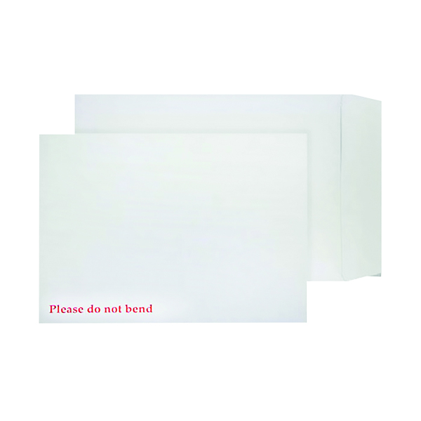 Q-Connect C4 Envelopes Board Back Peel and Seal 120gsm White (Pack of 125) KF3525