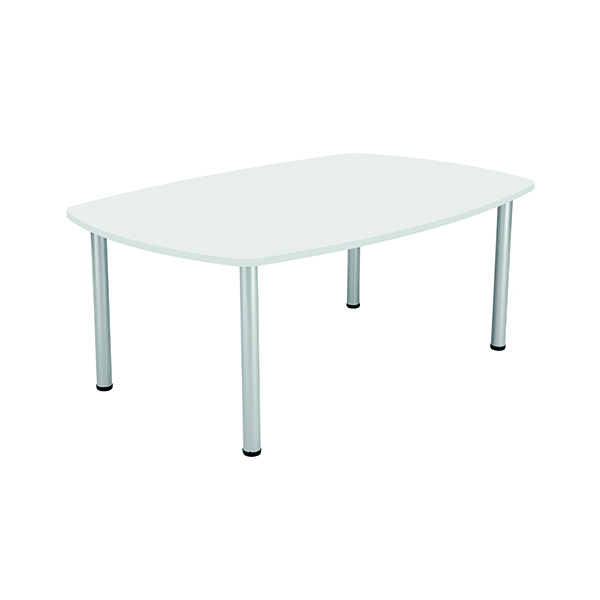 Jemini Boardroom Table 1800x1200x730mm White KF840189
