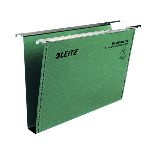 Leitz Ultimate Suspension File Foolscap Green (50 Pack) 17450055