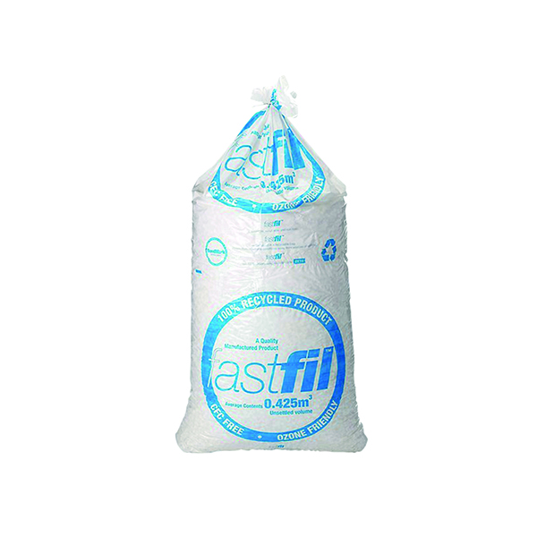 Fastfil Polystyrene Loose Fill Chips 15 Cubic Feet 65804