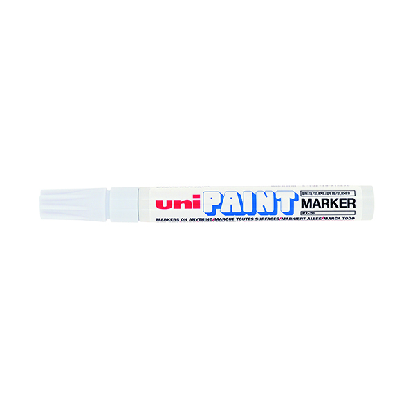 Unipaint PX-20 Paint Marker Medium Bullet White (12 Pack) 545491000