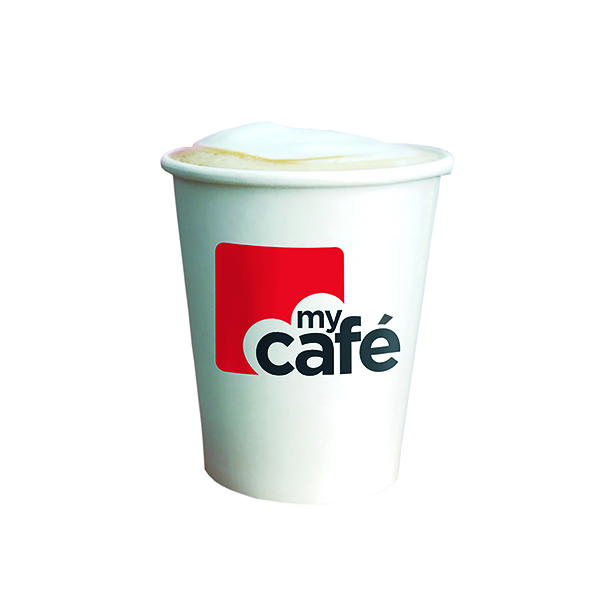 MyCafe 8oz Single Wall Hot Cups (Pack of 50) HVSWPA08V