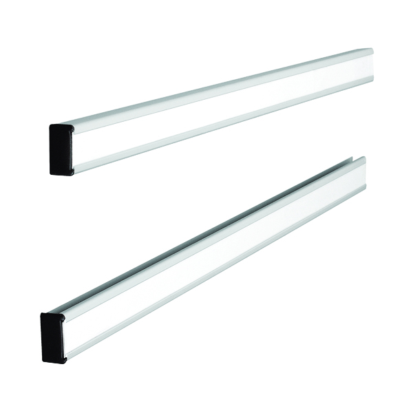 Nobo T-Card Metal Link Bars Size 24 772 x 13mm (2 Pack) 32938888