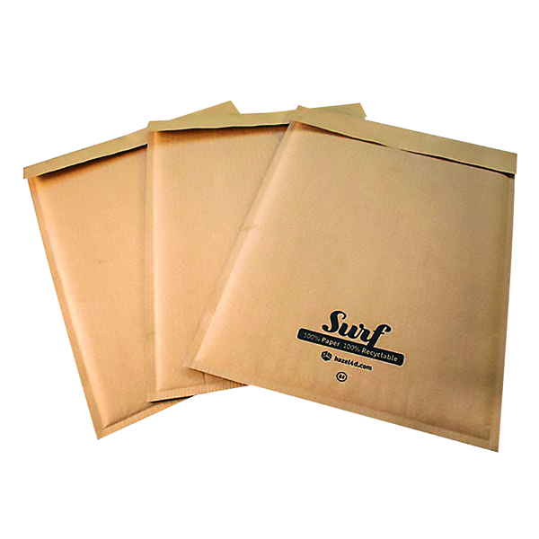 GoSecure Size D1 Surf Kraft Paper Mailer 180mm x 265mm (200 Pack) SURFD1K