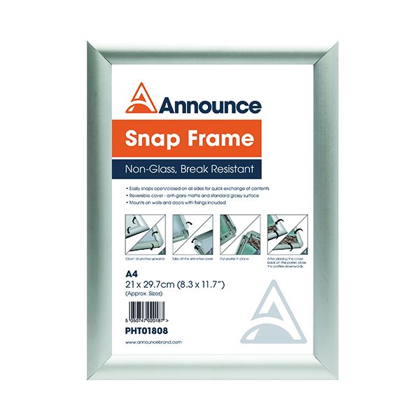 Announce Snap Frame A4 PHT01808