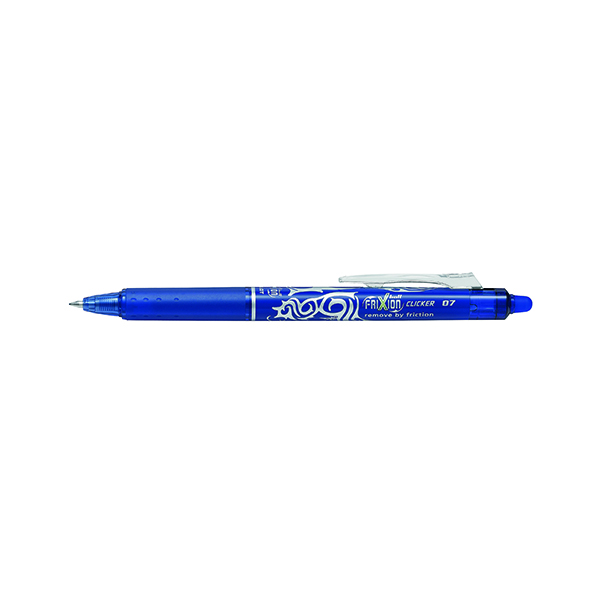 Pilot FriXion Clicker Retractable Rollerball Pen Medium Blue (12 Pack) 229101203